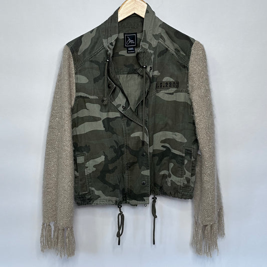 slouchy soft camo + fringed fun